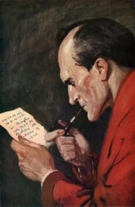 Sherlock Holmes desin représentant Sherlock Holmes