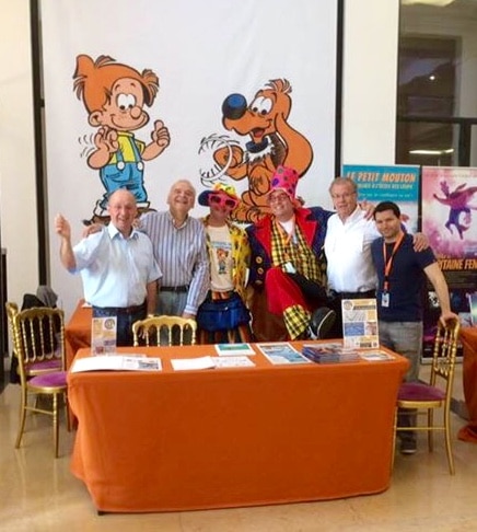 libd_festival_BD_Puteaux-2018 photo groupe d'exposants festival de BD Puteaux 2018