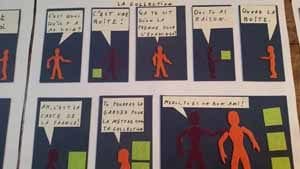 planche créée par les élèves de INJA