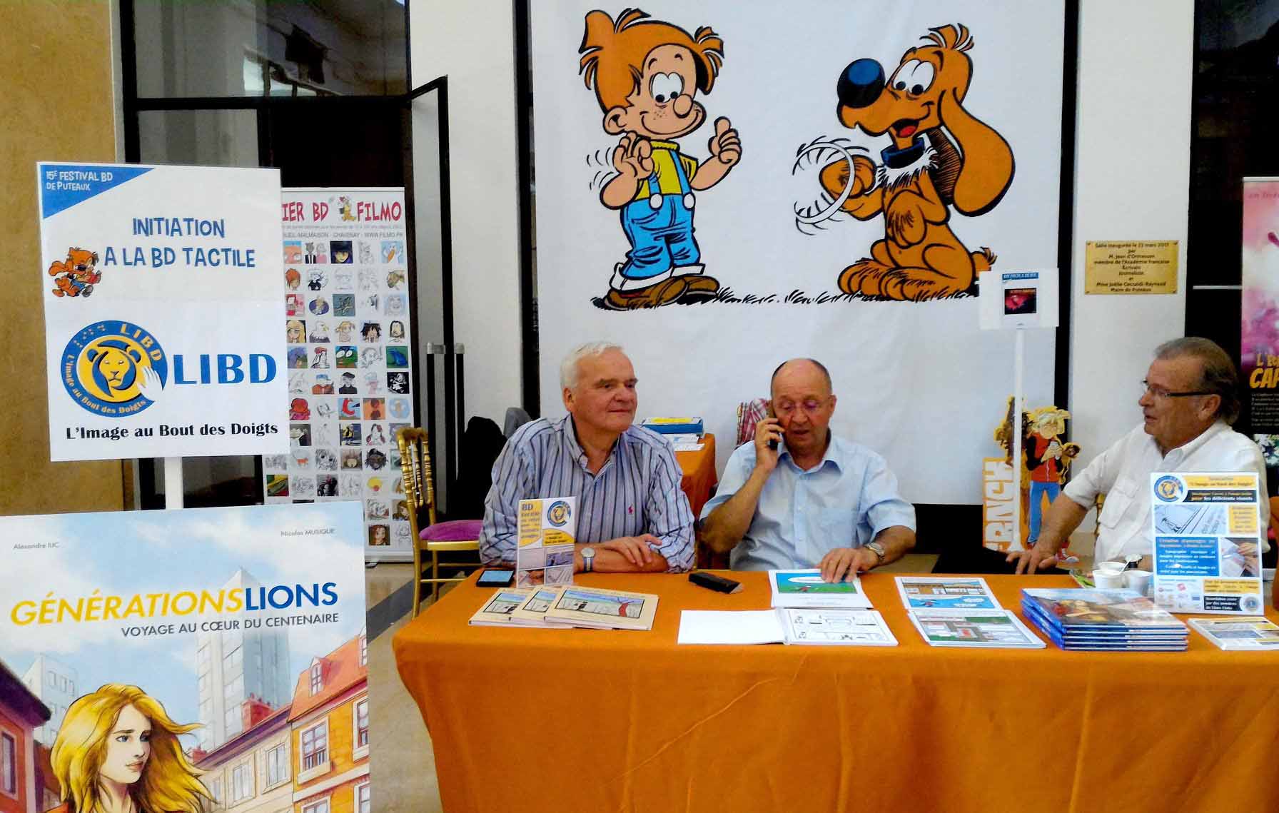 libd_festival_bd_puteaux photo du stand de LIBD au festival BD de Puteaux 2018